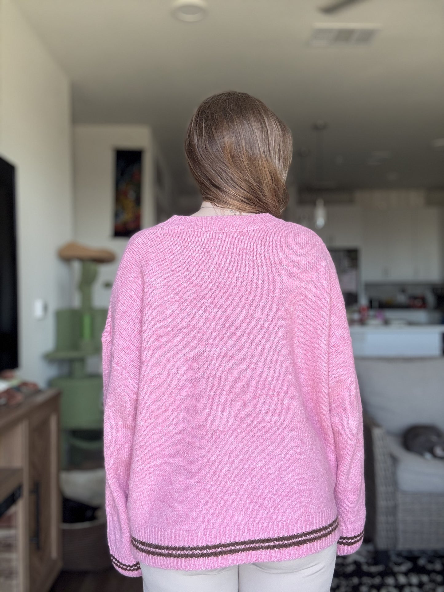 Pink ‘Cowboy’ Sweater